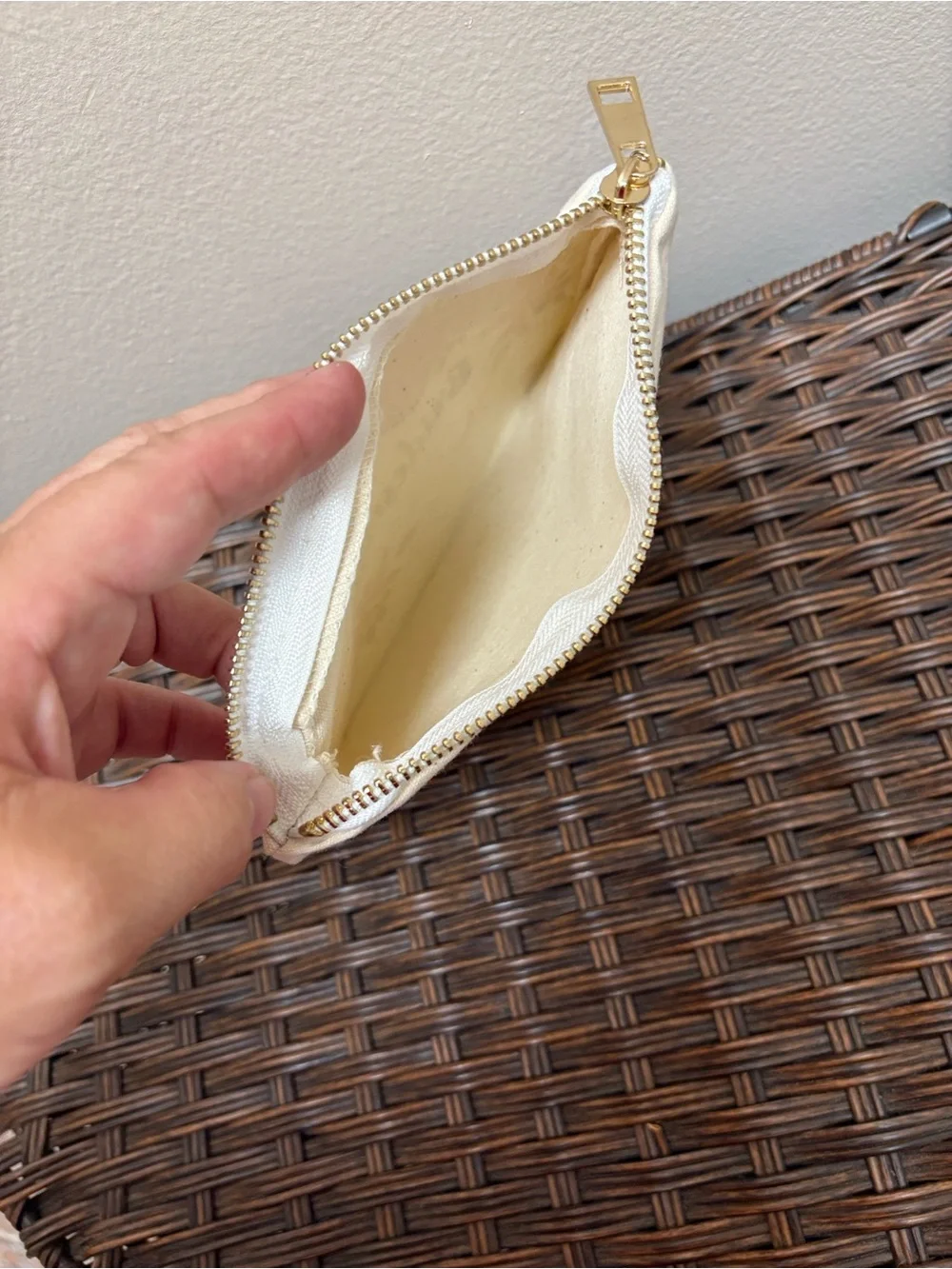 Unbranded “bridesmaid ” small accessory pouch bridal party destination wedding